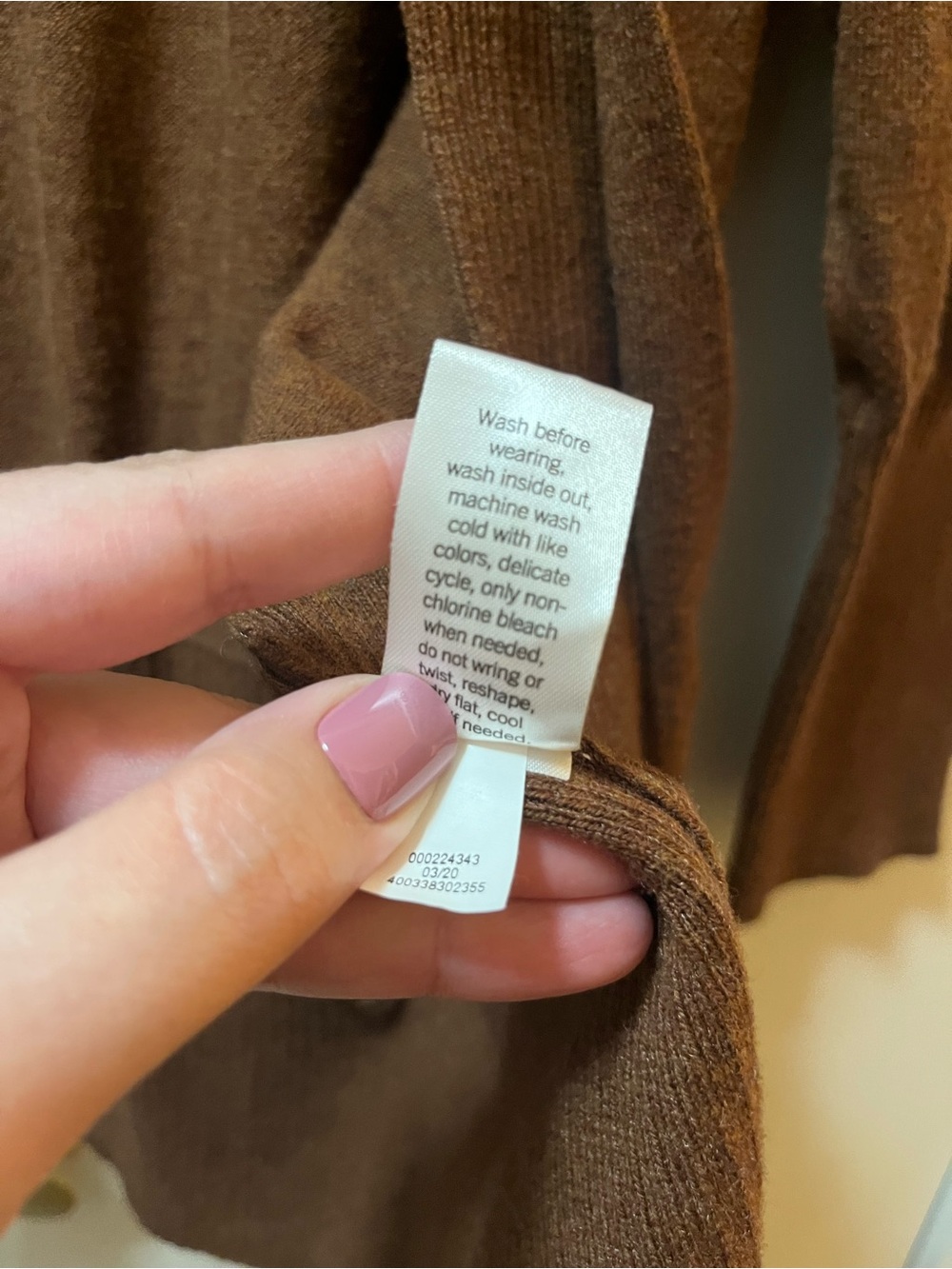 Sonoma Chestnut Brown Open-Front Pocket Cardigan - Picture 5 of 7